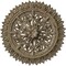 Ekena Millwork Lariah Ceiling Medallion (Canopies up to 1 3/8"), 24 3/4"OD 1 3/8"ID x 3 1/4"P, Gobi Desert Crackle CM24LAGDC - alternate 1